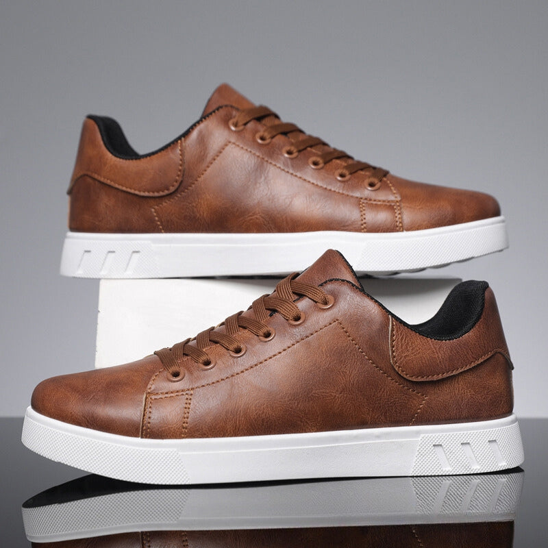 Nicolás | Zapatillas retro de piel sintética