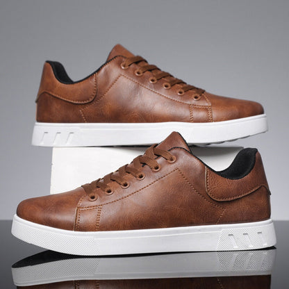 Nicolás | Zapatillas retro de piel sintética