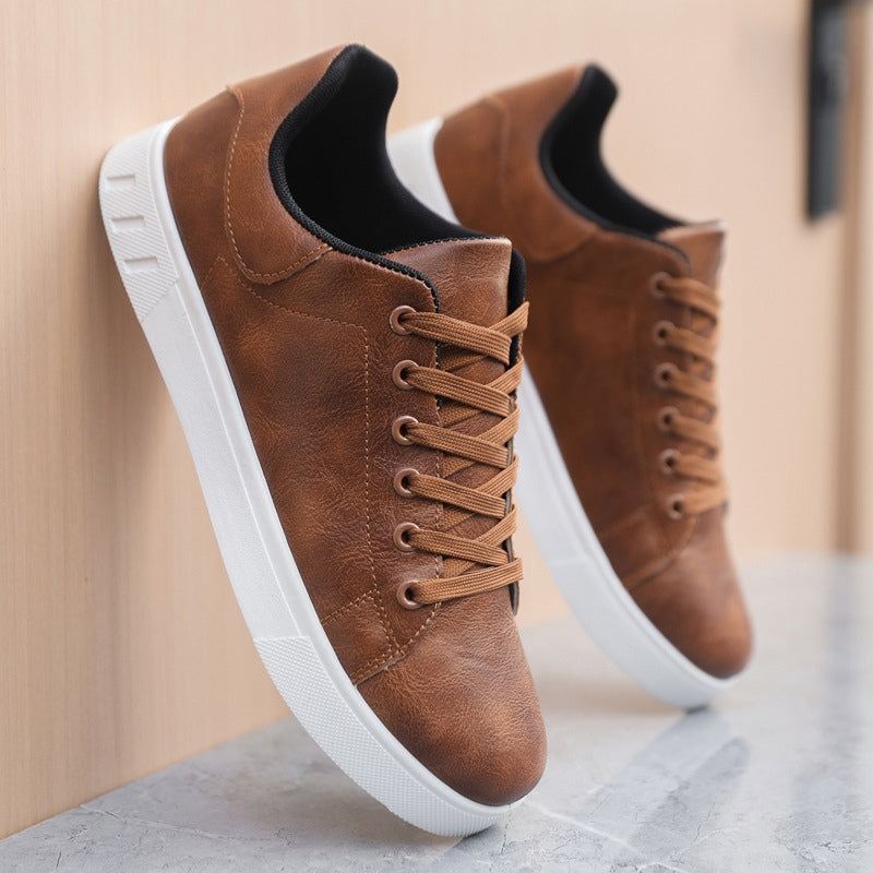 Nicolás | Zapatillas retro de piel sintética