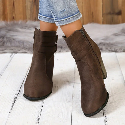 Nekane | Botines de ante con doble banda