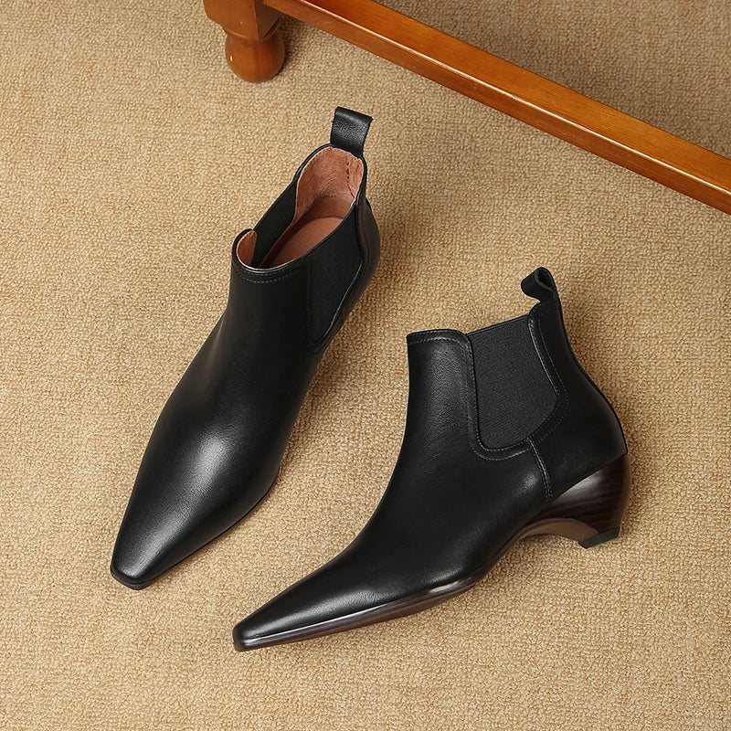 Olga | Botas de piel auténtica