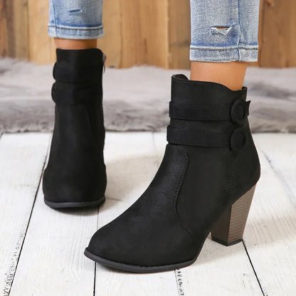 Nekane | Botines de ante con doble banda