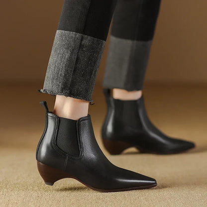 Olga | Botas de piel auténtica