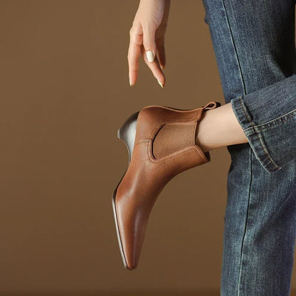 Olga | Botas de piel auténtica