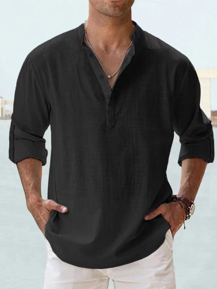 Vicente | Camisa transpirable de lino