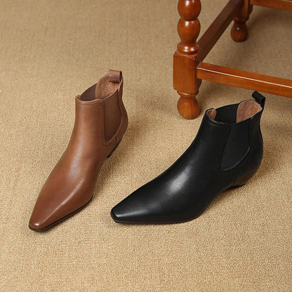 Olga | Botas de piel auténtica