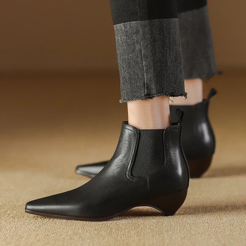 Olga | Botas de piel auténtica