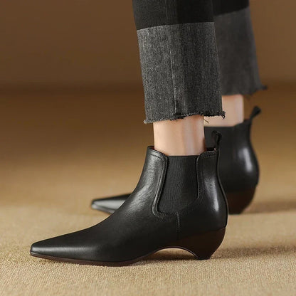 Olga | Botas de piel auténtica