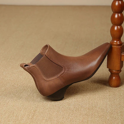 Olga | Botas de piel auténtica