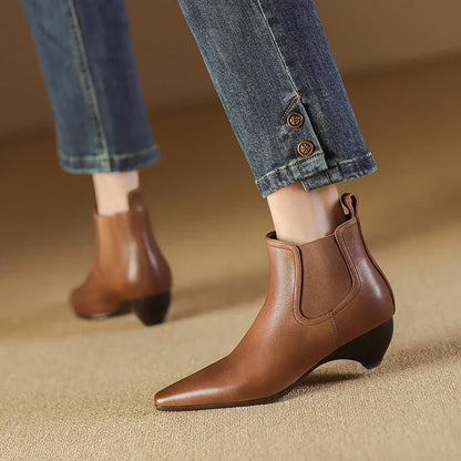 Olga | Botas de piel auténtica