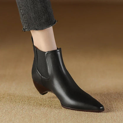 Olga | Botas de piel auténtica