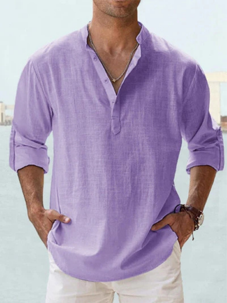 Vicente | Camisa transpirable de lino