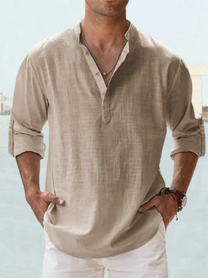 Vicente | Camisa transpirable de lino