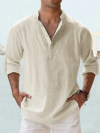 Vicente | Camisa transpirable de lino