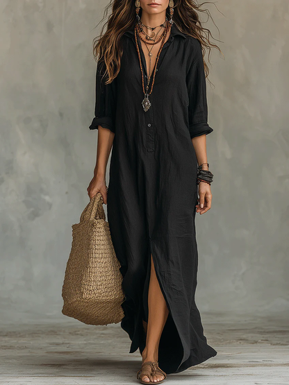 Camila | Vestido maxi fluido para el día a día