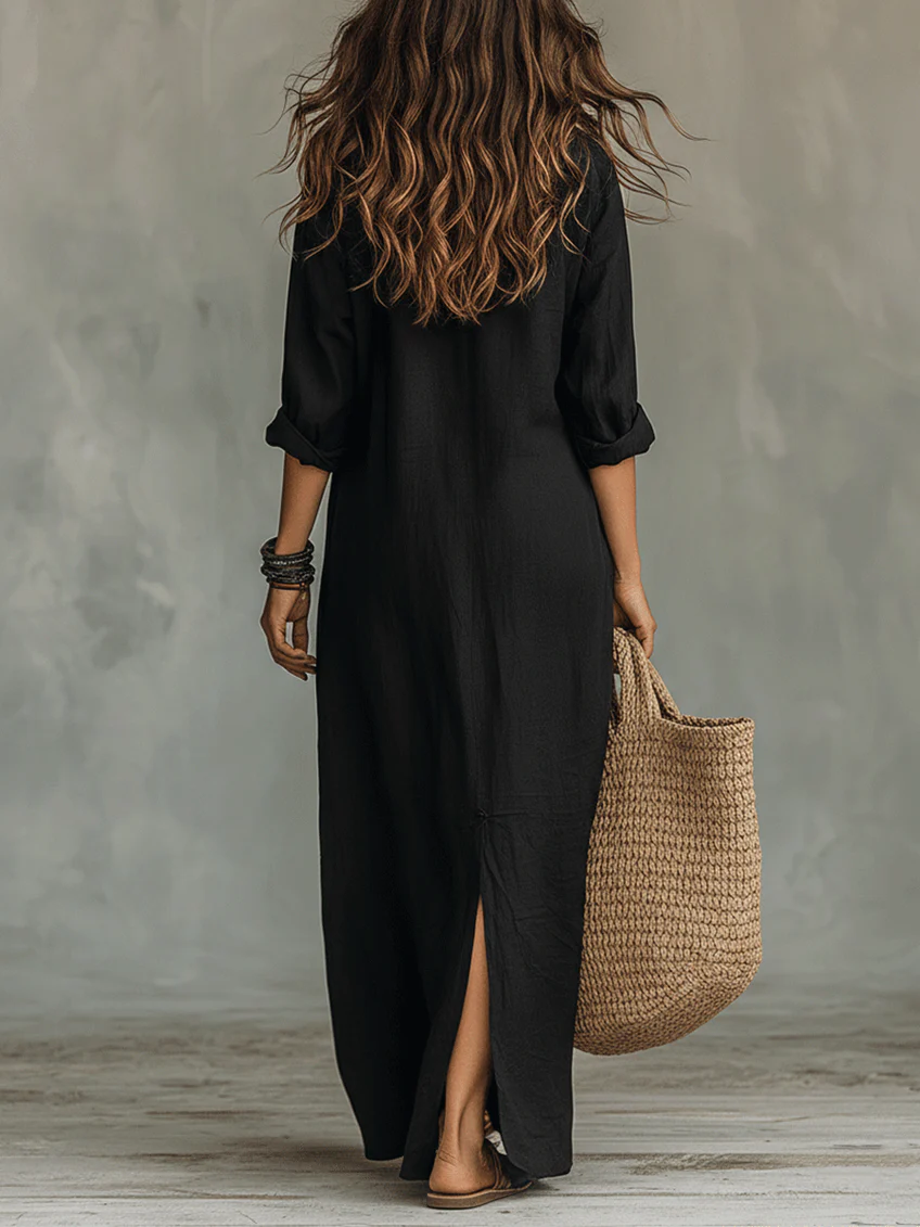 Camila | Vestido maxi fluido para el día a día