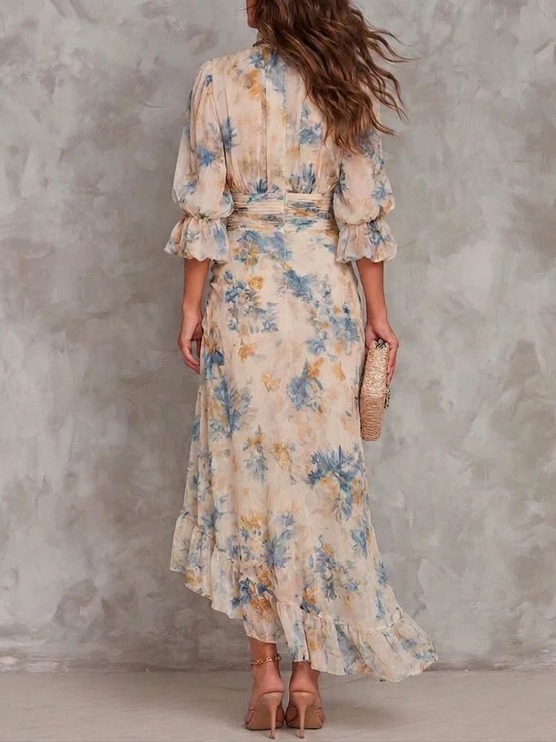 Aitana Maxi Floral Asimétrico