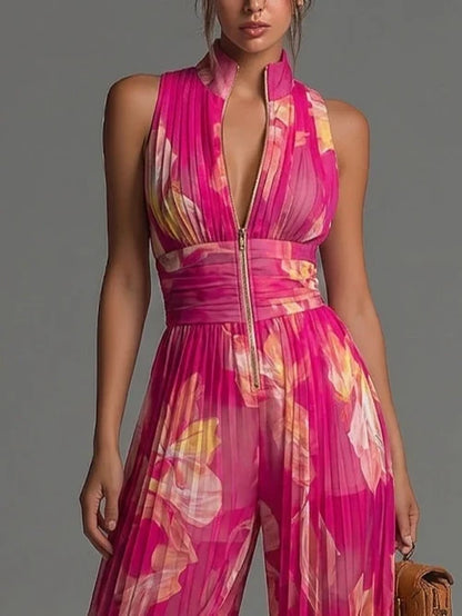 Cayetana Mono Plisado Fucsia
