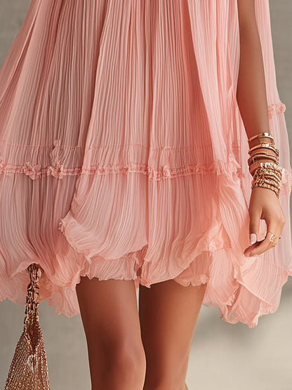 Magdalena Mini Chiffon a Rayas