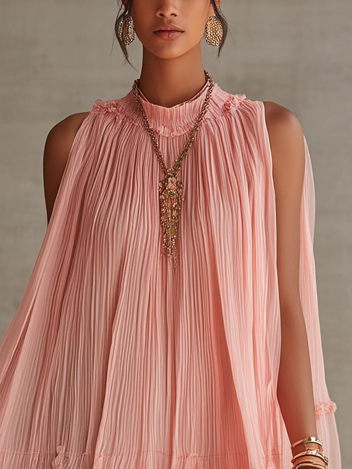 Magdalena Mini Chiffon a Rayas