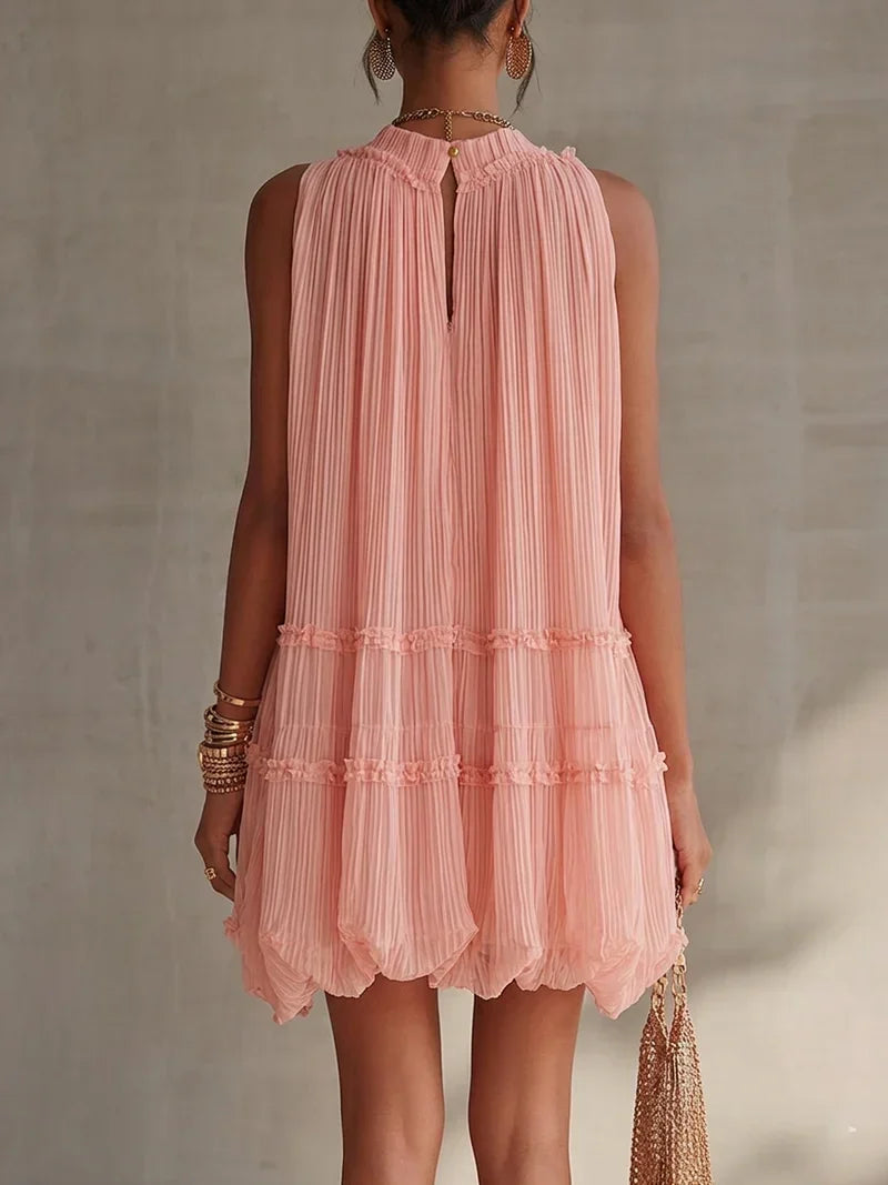 Magdalena Mini Chiffon a Rayas