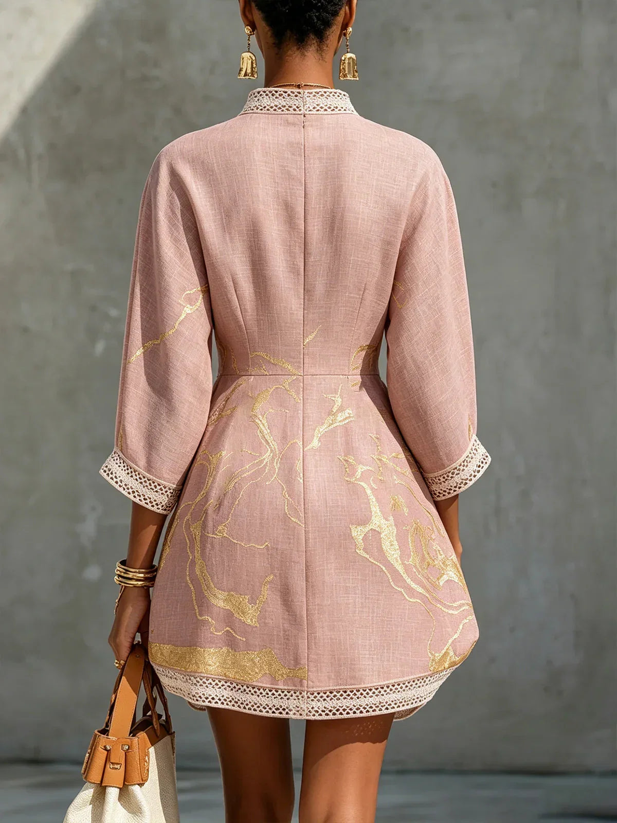 Calista Mini Encaje Rosa