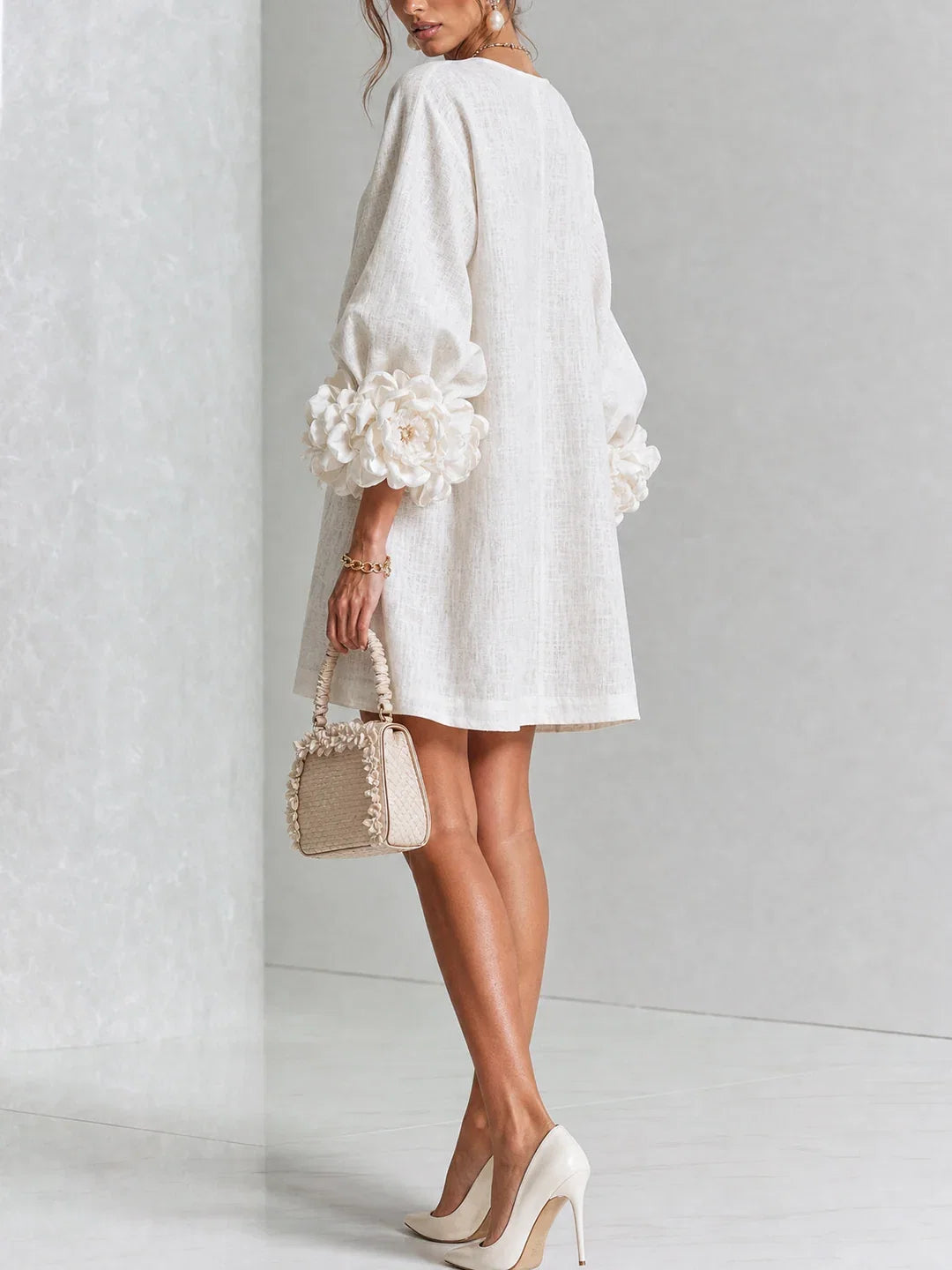 Elvira Mini Floral con Botones