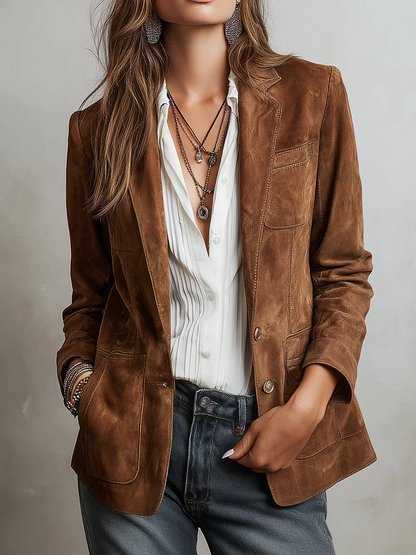 Paloma | Blazer vintage marrón