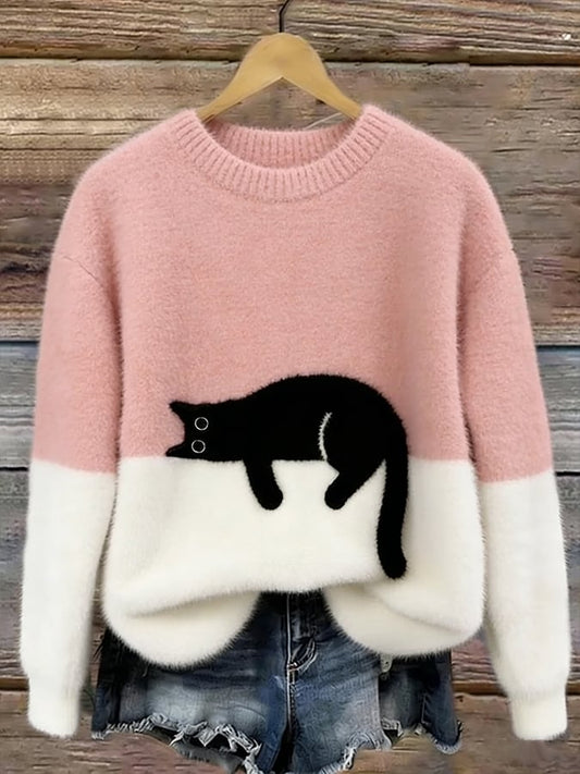 Aitana | Jersey suave de corte holgado — Rosa