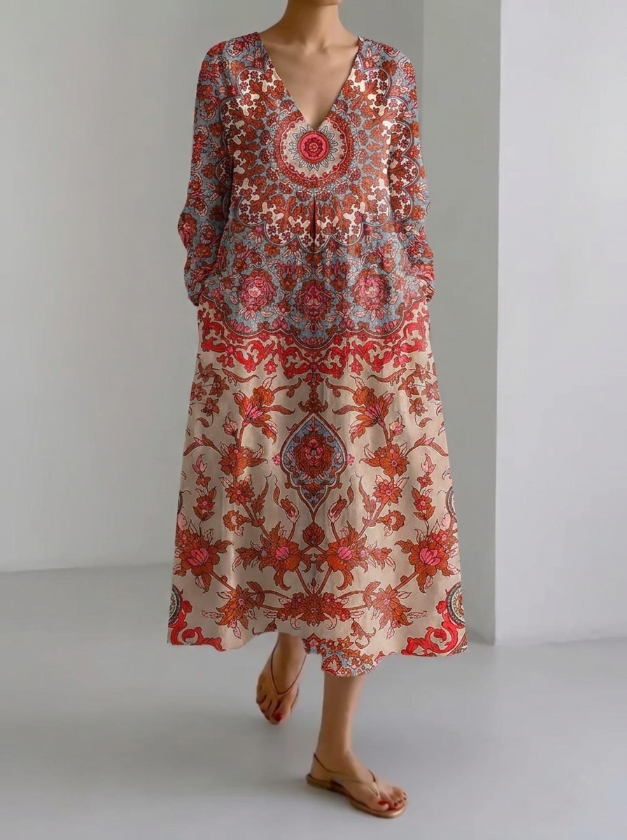 Paloma | Vestido Midi de Corte Holgado