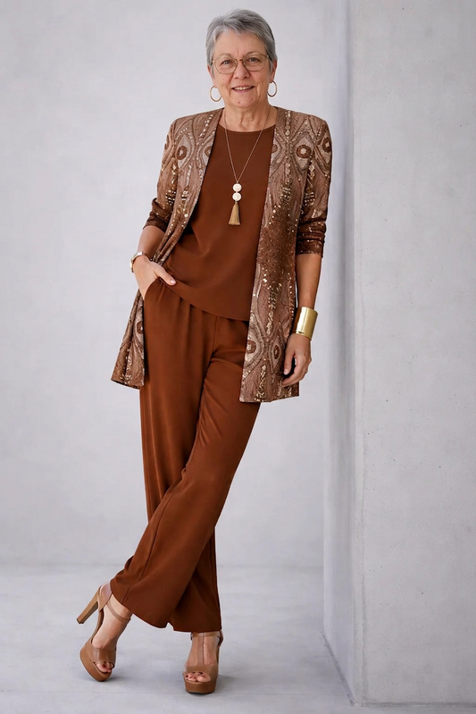 Elvira | Conjunto elegante de tres piezas