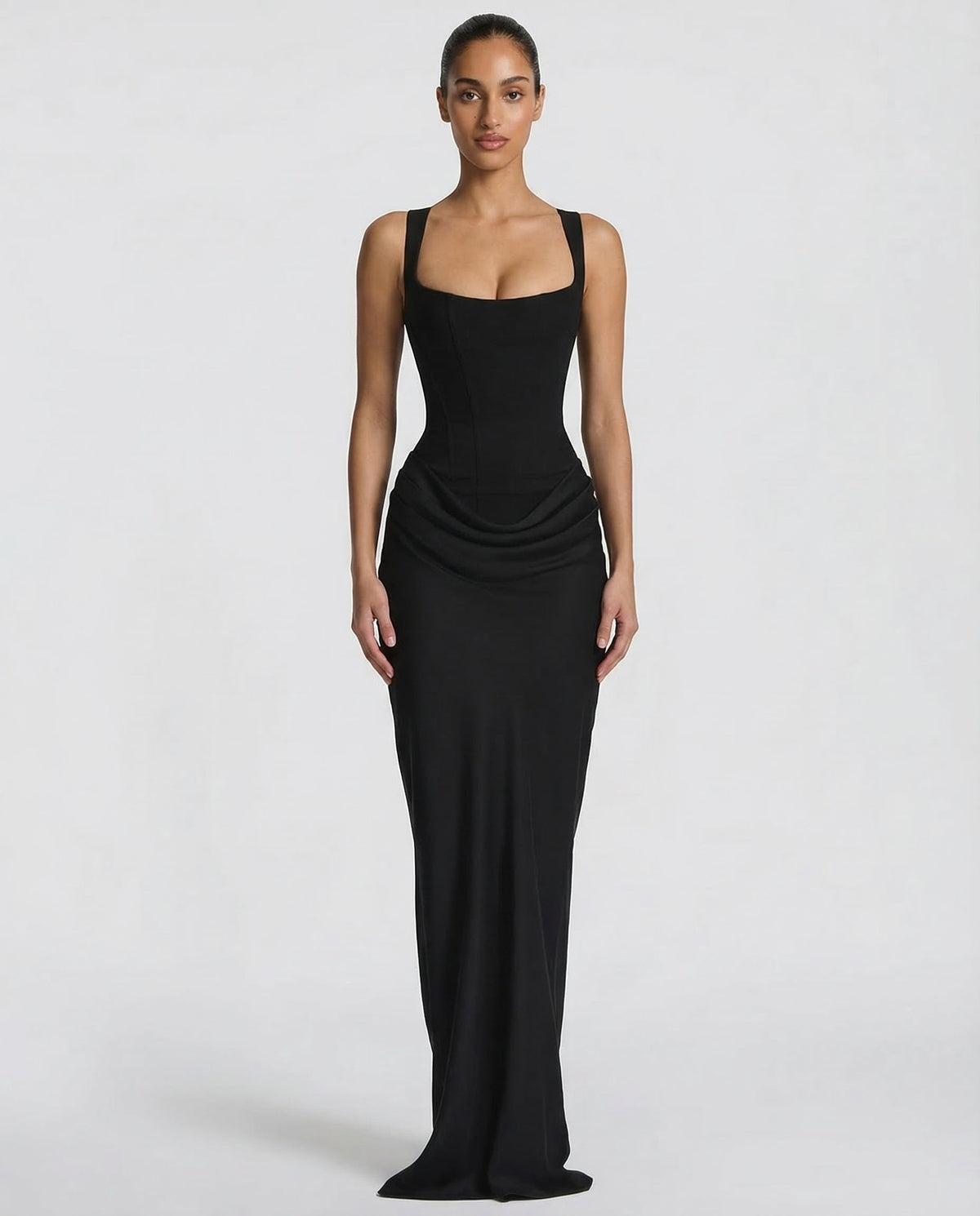Claudia | Vestido Maxi Silueta Reloj de Arena