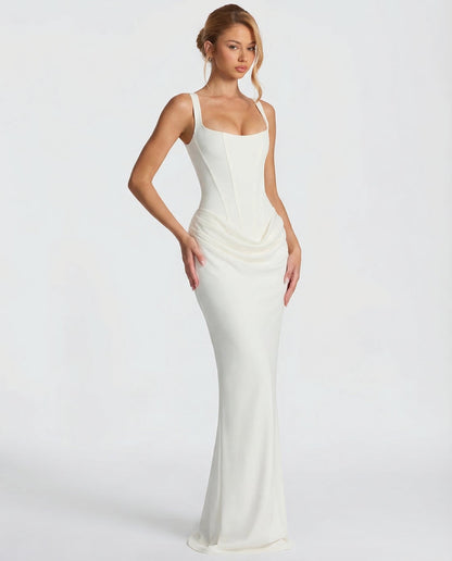 Claudia | Vestido Maxi Silueta Reloj de Arena