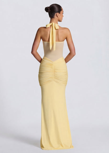 Marina | Vestido Largo Silueta Reloj de Arena