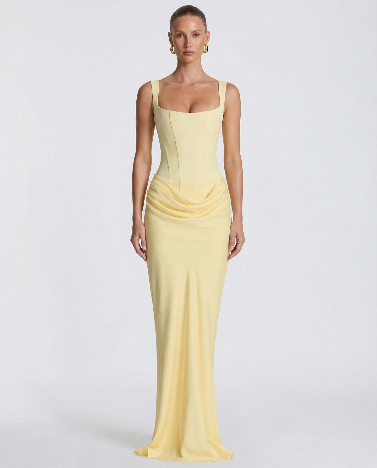 Claudia | Vestido Maxi Silueta Reloj de Arena