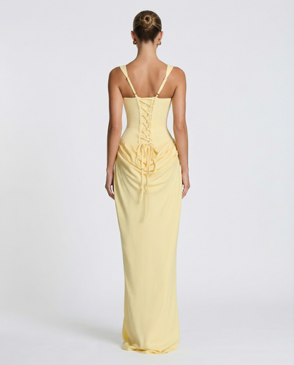 Claudia | Vestido Maxi Silueta Reloj de Arena