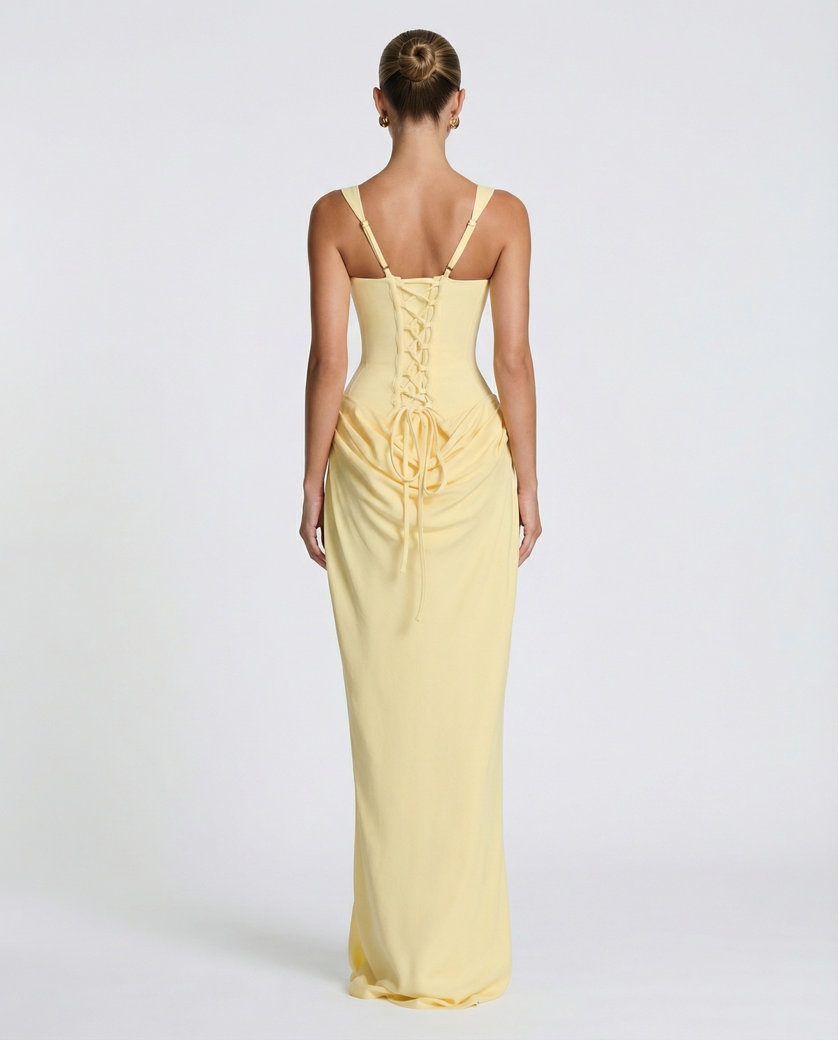 Alba | Vestido Maxi Reloj de Arena Drapeado