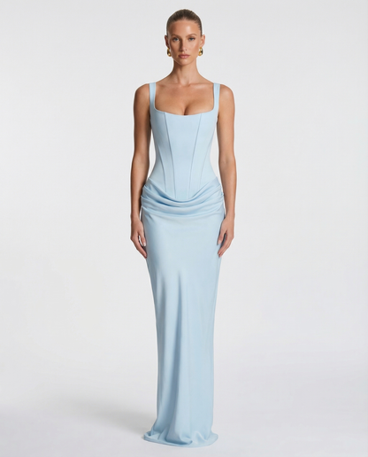 Claudia | Vestido Maxi Silueta Reloj de Arena