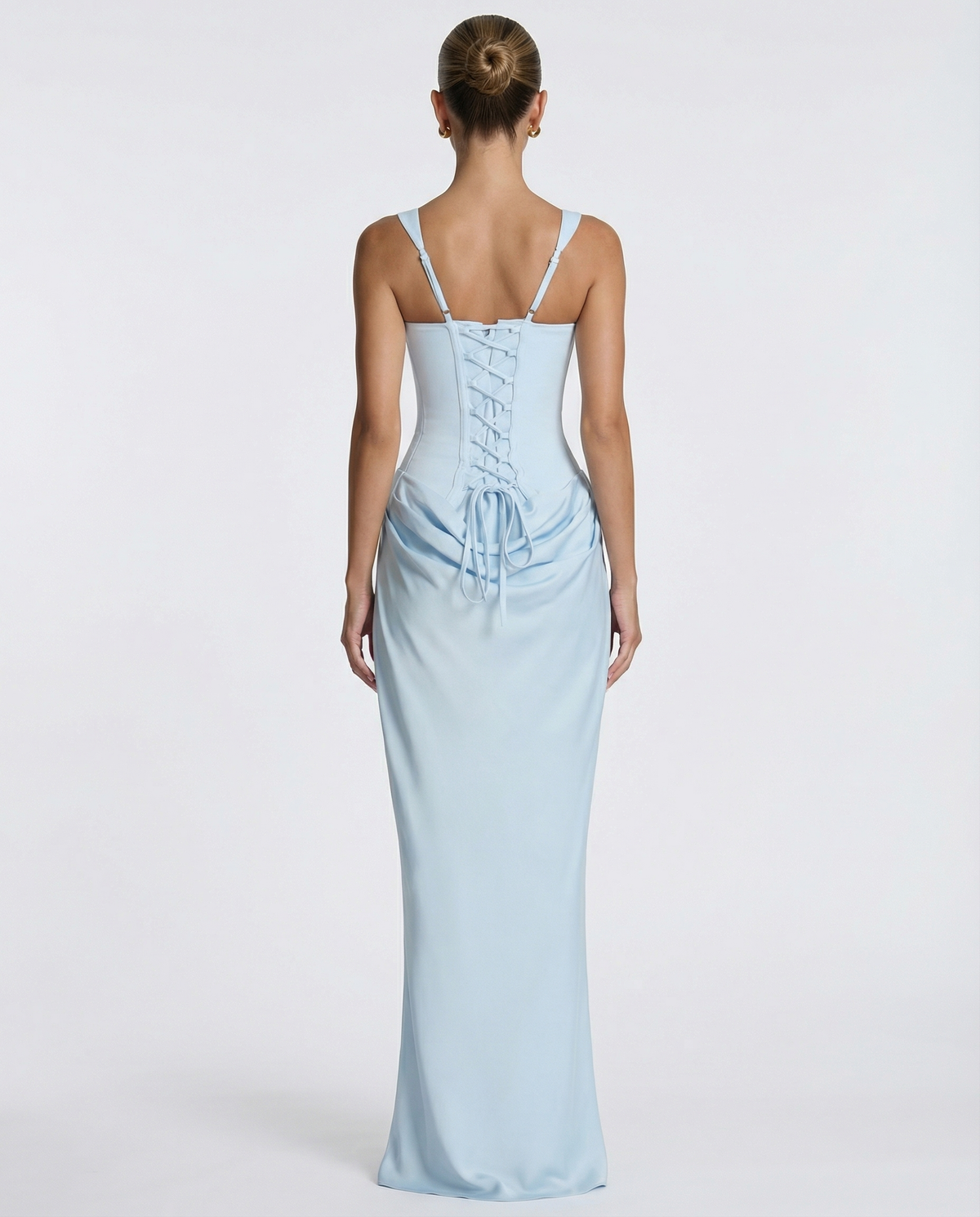 Alba | Vestido Maxi Reloj de Arena Drapeado