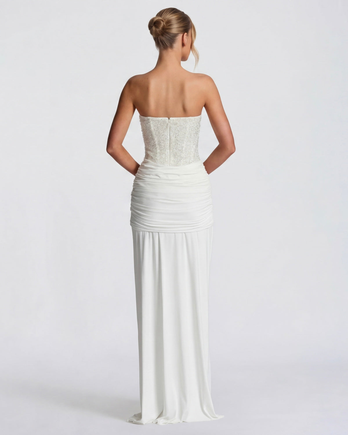 Paula | Vestido Maxi Corsé con Brillos