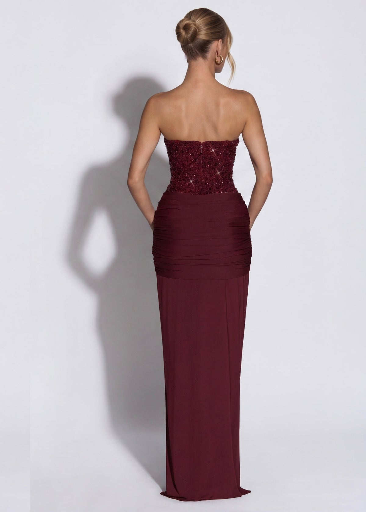 Paula | Vestido Maxi Corsé con Brillos