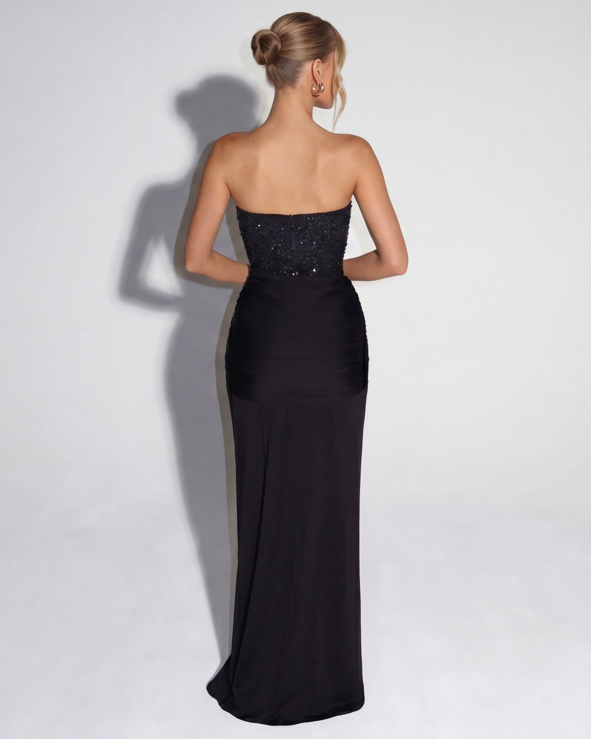 Paula | Vestido Maxi Corsé con Brillos