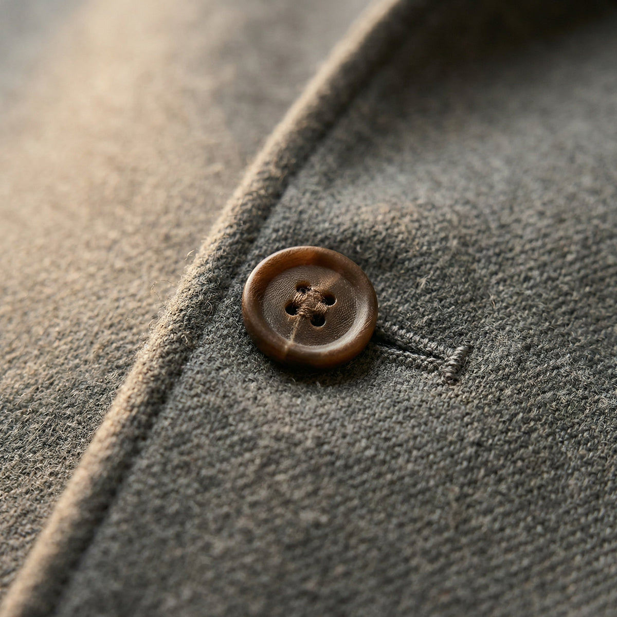 Alberto | Chaqueta de lana con cuello mao