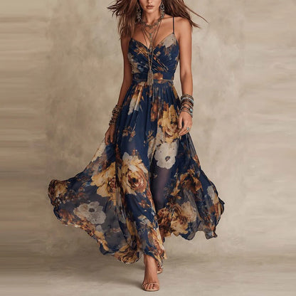 Marina Vestido Maxi Floral
