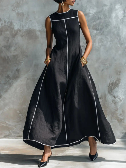 Carlota Vestido Maxi Negro
