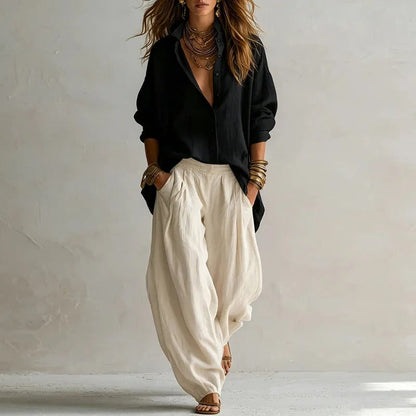 Aitana Camisa y Pantalón Ancho
