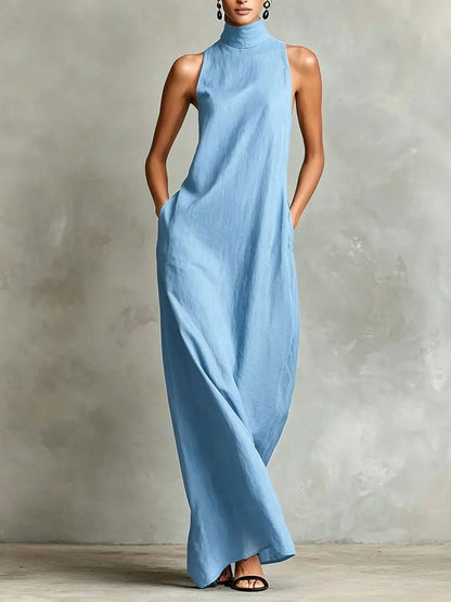 Marina Vestido Cuello Alto