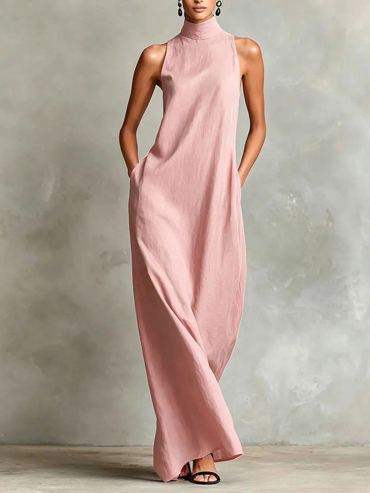 Marina Vestido Cuello Alto