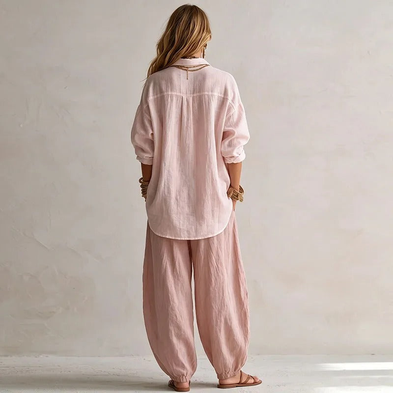 Aitana Camisa y Pantalón Ancho