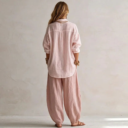 Aitana Camisa y Pantalón Ancho